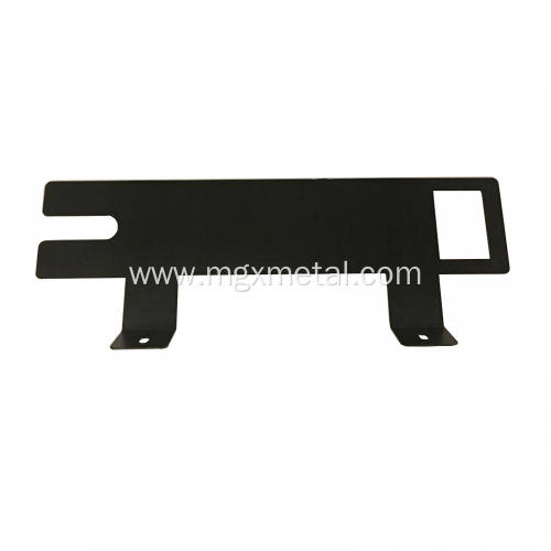 Flat T Bracket Custom Black Powder Coating Steel Visor Mounting Brackets Factory